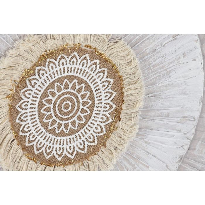 Cuadro Scandi DKD Home Decor Beige Blanco 3 x 80 x 80 cm (2 Unidades) 2 Cuadro Scandi DKD Home Decor Beige Blanco 3 x 80 x 80 cm (2 Unidades) 2