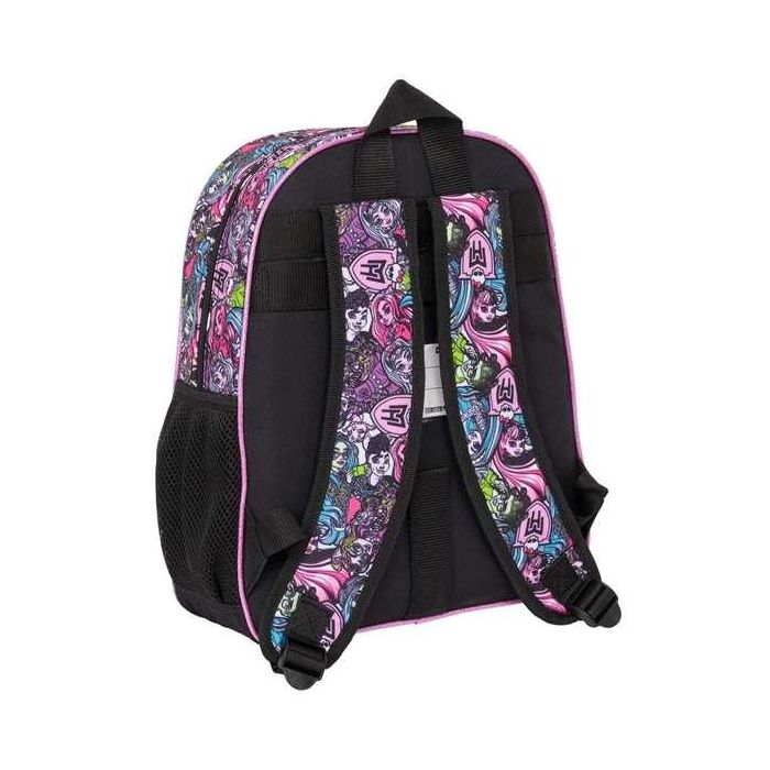 Mochila Safta Infantil Adaptable A Carro Monster High 340x280x100 mm 1 Mochila Safta Infantil Adaptable A Carro Monster High 340x280x100 mm 1