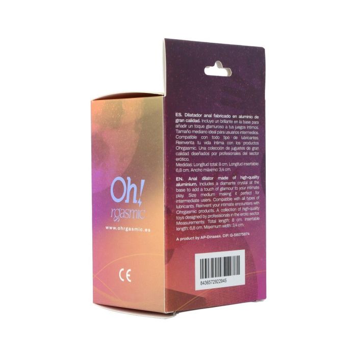Plug Anal Oh!rgasmic Plateado 5