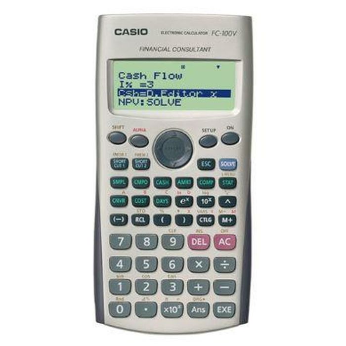 Calculadora Científica Casio FC-100V Gris (10 Unidades) 1 Calculadora Científica Casio FC-100V Gris (10 Unidades) 1