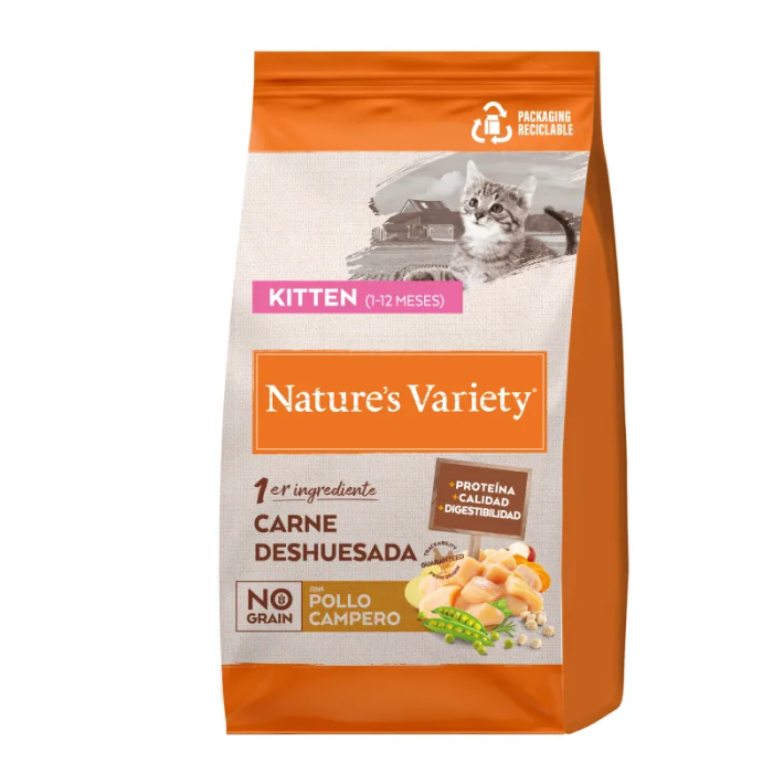 Nature'S Variety Cat No Grain Kitten Pollo 3 kg