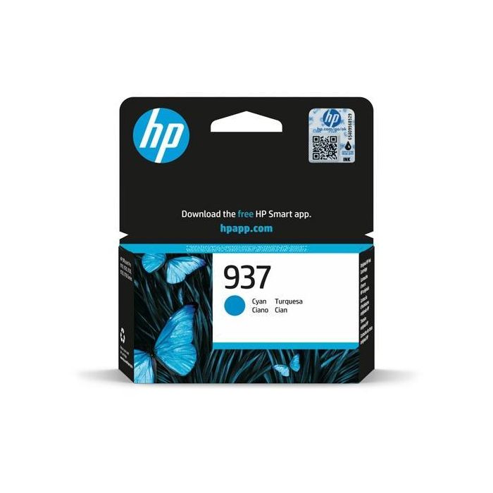 Hp Tinta Cian Officejet Pro 9110B, 9120 Aio, 9120B Aio, 9130 All-In-One, 9130B Aio, 9110B, 9700, 9720, 9700E Series - Nº 937 Hp Tinta Cian Officejet Pro 9110B, 9120 Aio, 9120B Aio, 9130 All-In-One, 9130B Aio, 9110B, 9700, 9720, 9700E Series - Nº 937