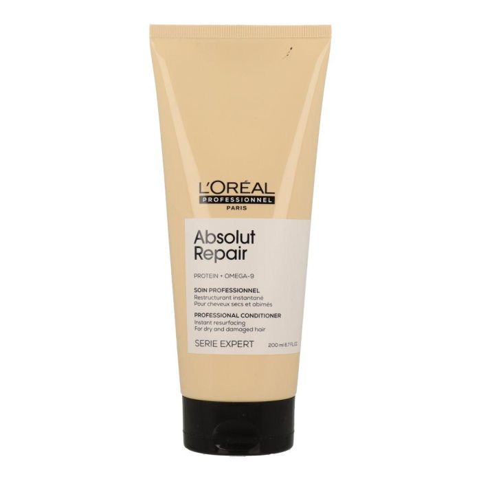 L'Oreal Acondicionador Absolut Repair Gold Reconstructor para Cabello Dañado Fino y Debilitado 200 ml