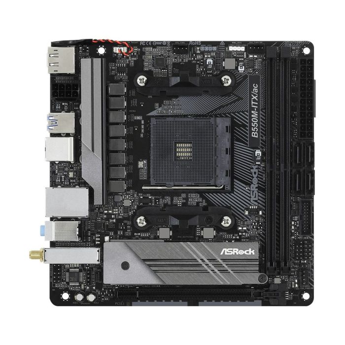 Placa Base ASRock B550M-ITX/ac AMD AM4 AMD B550 AMD 4