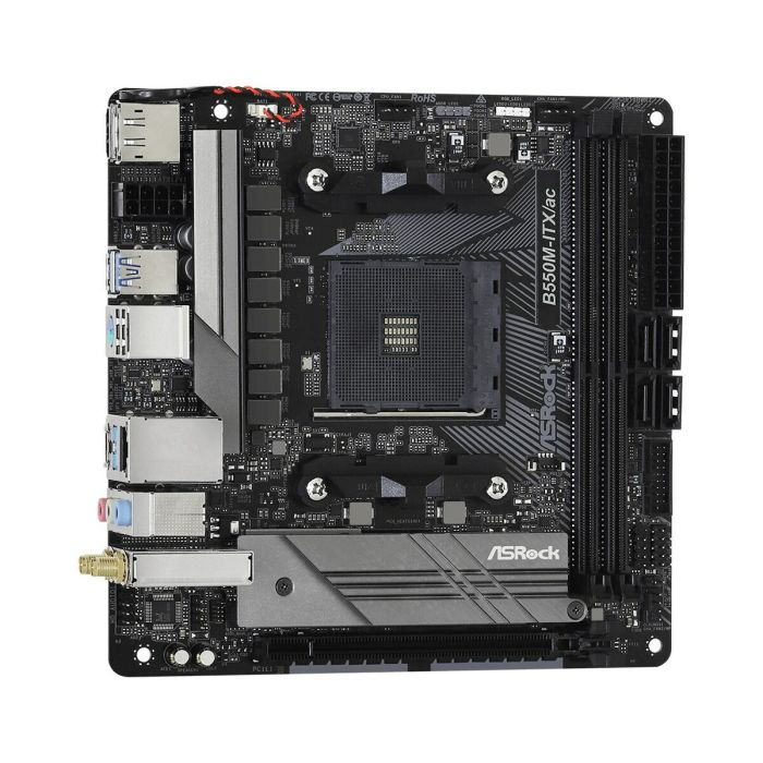 Placa Base ASRock B550M-ITX/ac AMD AM4 AMD B550 AMD 2