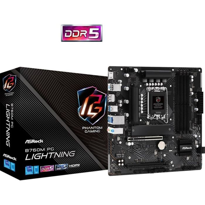 Asrock B760M PG Lightning Intel B760 LGA 1700 micro ATX