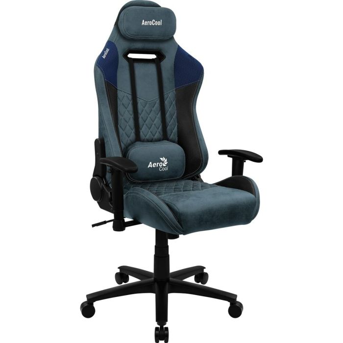 Silla Gaming Aerocool DUKE AeroSuede 180º Azul Negro/Azul 6