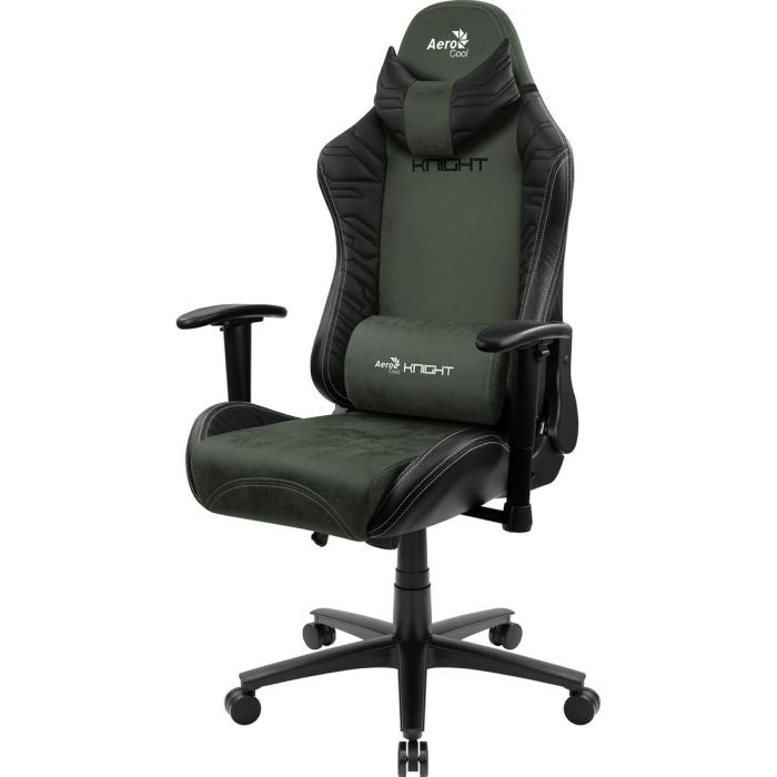 Silla Gaming Aerocool KNIGHT AeroSuede 180º Negro Verde Negro/Verde 5