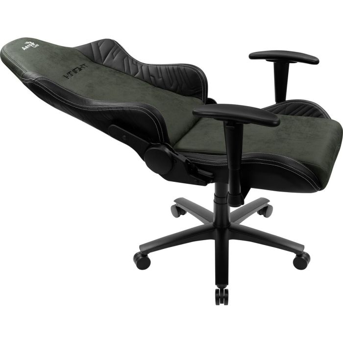 Silla Gaming Aerocool KNIGHT AeroSuede 180º Negro Verde Negro/Verde 2