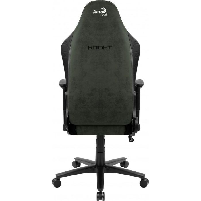 Silla Gaming Aerocool KNIGHT AeroSuede 180º Negro Verde Negro/Verde 1