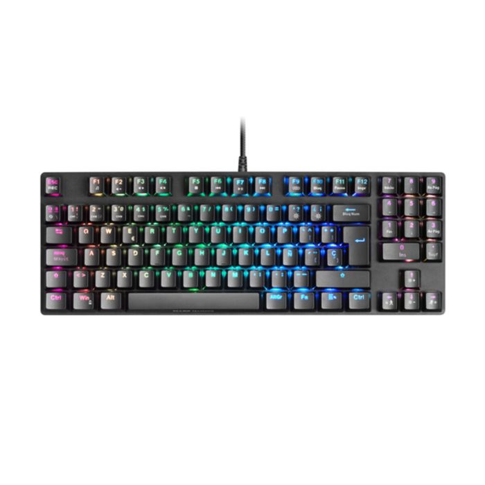 Teclado Gaming Mecánico Mars Gaming MKREVOPRORES/ Switch Rojo