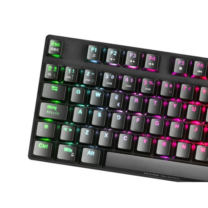 Teclado mecánico Mars Gaming MKREVOPRO Qwerty Portugués Negro 4