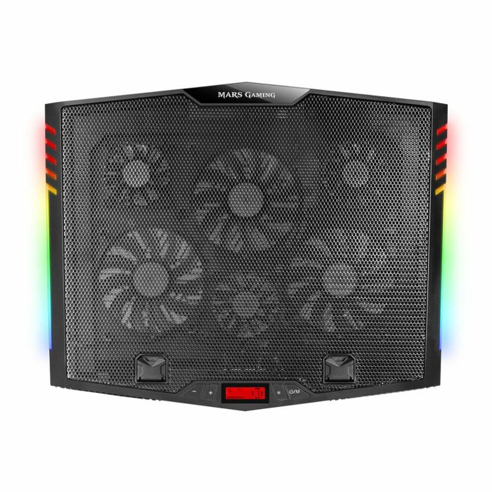 Soporte para Portátil Mars Gaming MNBC5 ABS ARGB 3 Soporte para Portátil Mars Gaming MNBC5 ABS ARGB 3