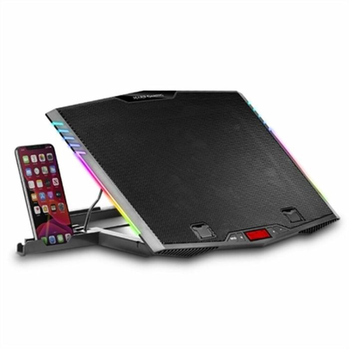Soporte Refrigerante Mars Gaming MNBC5 para Portátiles hasta 17.3"/ Iluminación LED Soporte Refrigerante Mars Gaming MNBC5 para Portátiles hasta 17.3"/ Iluminación LED