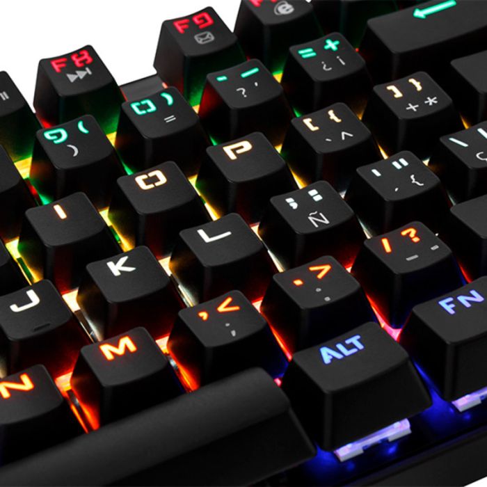 Teclado Gaming Mars Gaming MK4MINIBR LED Marrón 4 Teclado Gaming Mars Gaming MK4MINIBR LED Marrón 4