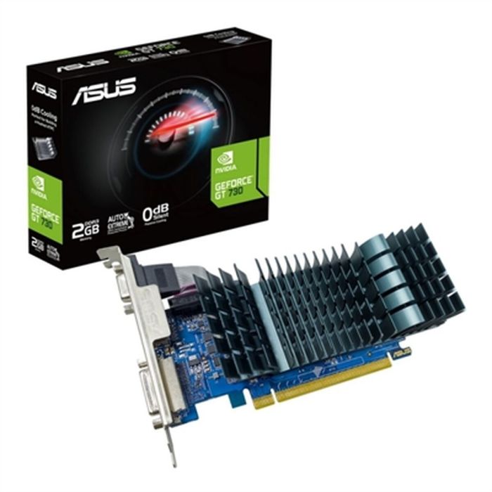 Tarjeta Gráfica Asus GeForce GT730 NVIDIA GeForce GT 730 2 GB GDDR3 Tarjeta Gráfica Asus GeForce GT730 NVIDIA GeForce GT 730 2 GB GDDR3
