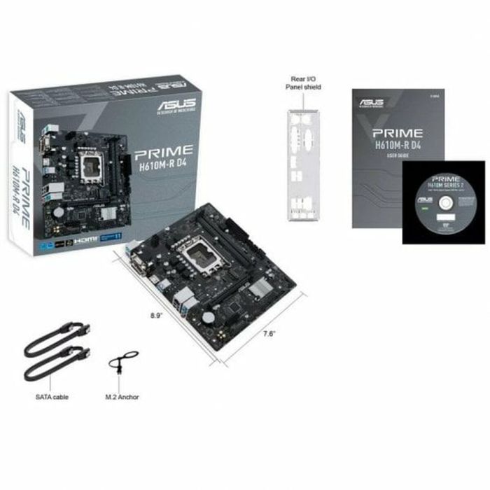 Placa Base Asus PRIME H610M-R D4 LGA 1700 1