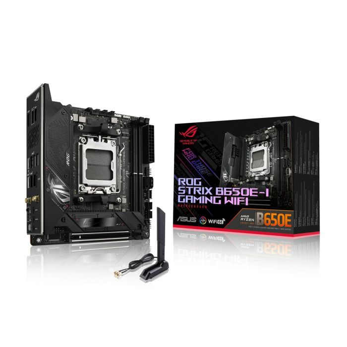 ASUS ROG STRIX B650E-I GAMING WiFi AMD B650 Zócalo AM5 mini ITX