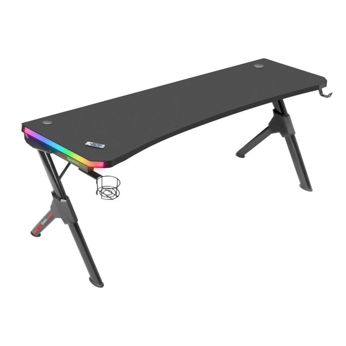 Mesa de Escritorio Mars Gaming MGDXLRGB Negro Acero 160 x 60 cm 1