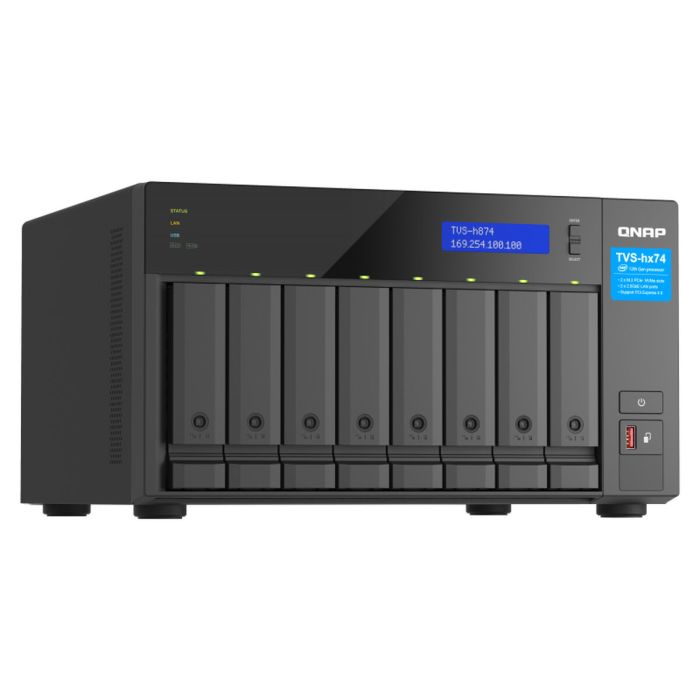 Almacenamiento en Red NAS Qnap TVS-H874-I5-32G Negro Intel Core i5-1240 3