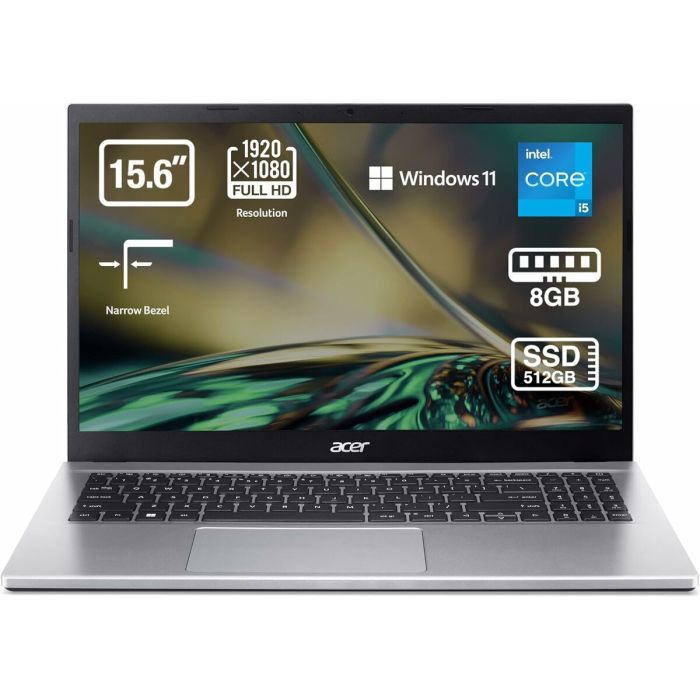 Laptop Acer ASPIRE A315-59 39" 15,6" 512 GB SSD 8 GB Intel Core i5-1235U 8 GB RAM
