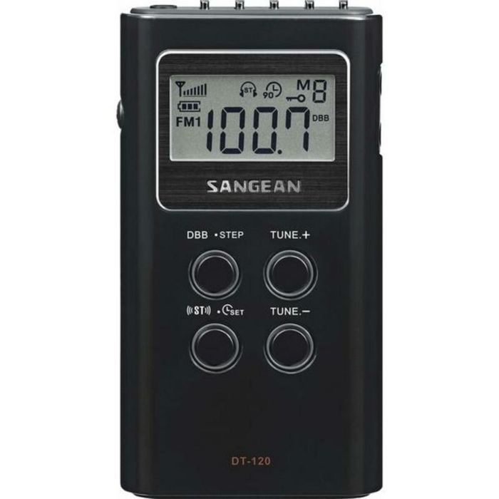 Radio Portátil Sangean DT-210 Plateado 4