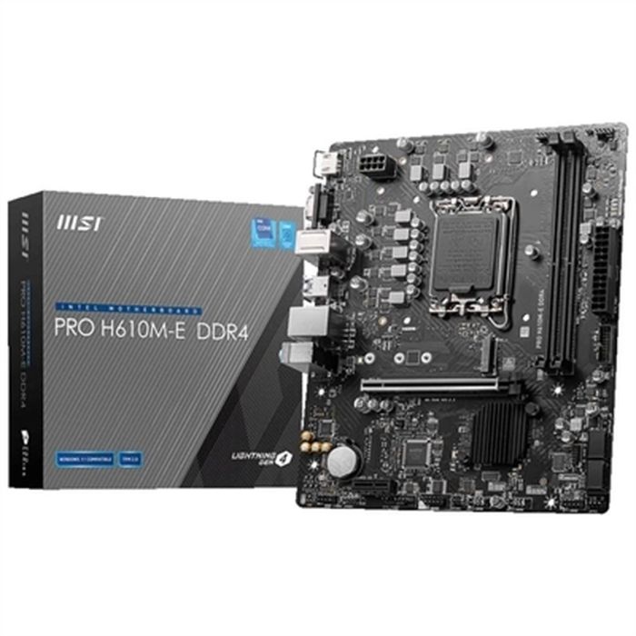 MSI - Placa base - PRO H610M-E DDR4