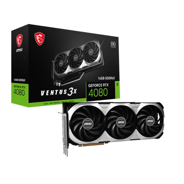 Tarjeta Gráfica MSI RTX 4080 16GB VENTUS 3X OC NVIDIA GeForce RTX 4080 Tarjeta Gráfica MSI RTX 4080 16GB VENTUS 3X OC NVIDIA GeForce RTX 4080