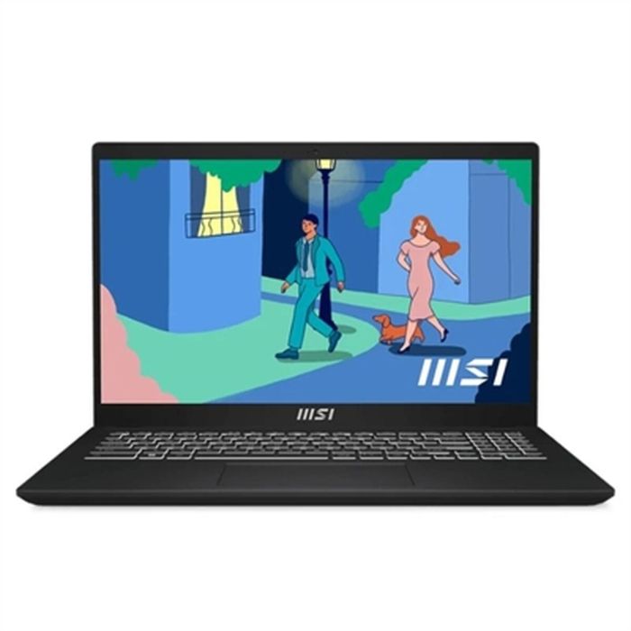 MSI Modern 15 B7M-039XES 7530U Portátil 39,6 cm (15.6") Full HD AMD Ryzen™ 5 8 GB DDR4-SDRAM 512 GB SSD Wi-Fi 6E (802.11ax) Negro