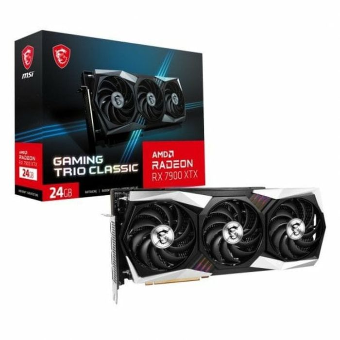 Tarjeta Gráfica MSI RADEON RX 7900 XTX GDDR6 AMD Radeon RX 7900 XT 24 GB RAM 3 Tarjeta Gráfica MSI RADEON RX 7900 XTX GDDR6 AMD Radeon RX 7900 XT 24 GB RAM 3