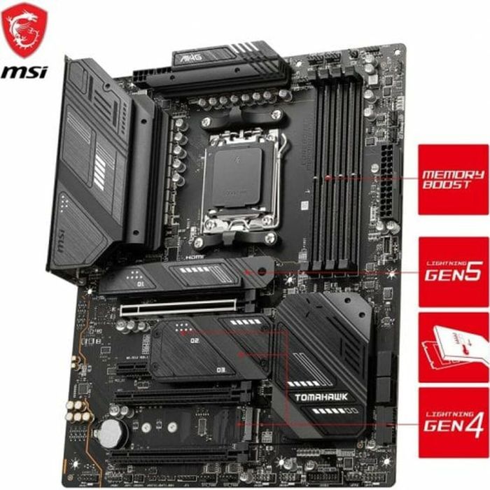 Placa Base MSI MAG X670E TOMAHAWK WIFI AMD AMD X670 AMD AM5 3