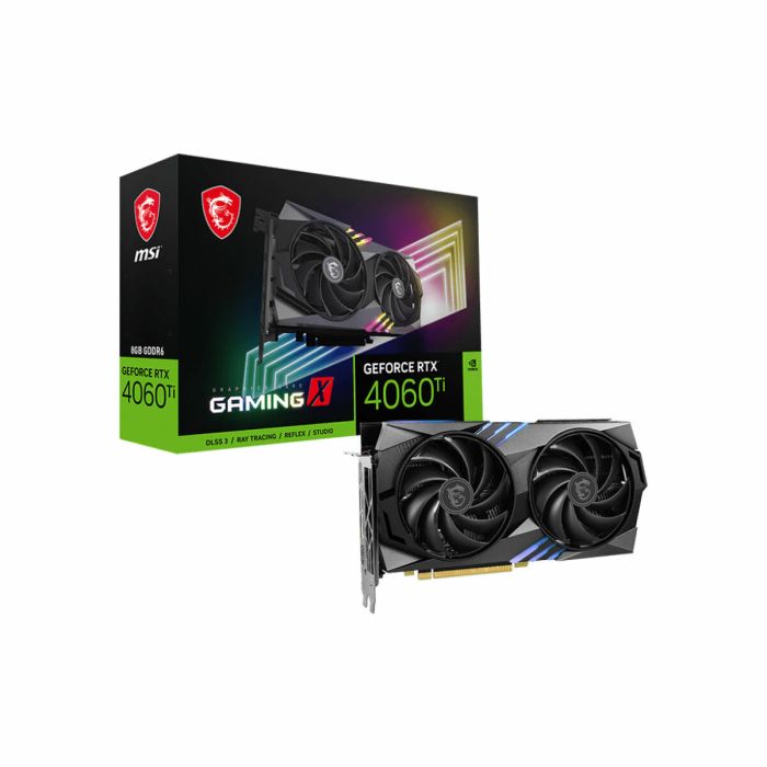 Tarjeta Gráfica MSI GeForce RTX 4060 Ti GAMING X 8G Geforce RTX 4060 Ti 8 GB GDDR6 GDDR6X