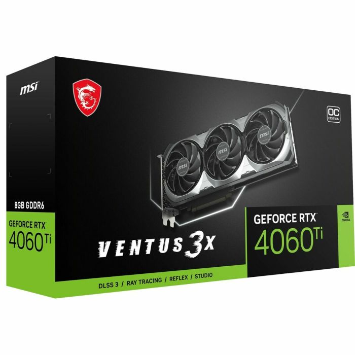 Tarjeta Gráfica MSI 912-V515-016 Geforce RTX 4060 Ti 8 GB GDDR6 GDDR6X 1