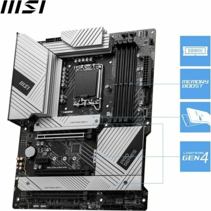 Placa Base MSI PRO Z790-A MAX WIFI DDR5 ATX 1700 LGA 1700 5