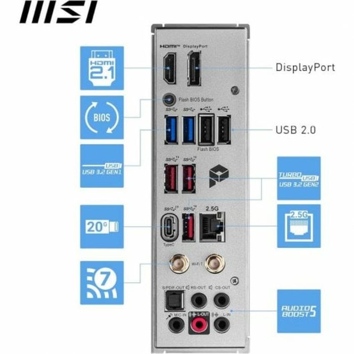 Placa Base MSI PRO Z790-A MAX WIFI DDR5 ATX 1700 LGA 1700 2