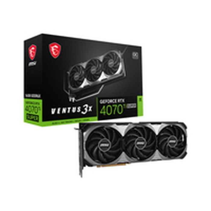 Tarjeta Gráfica MSI SUPER 16G VENTUS 3X OC GEFORCE RTX 4070 16 GB GDDR6 NVIDIA GEFORCE RTX 4070 TI