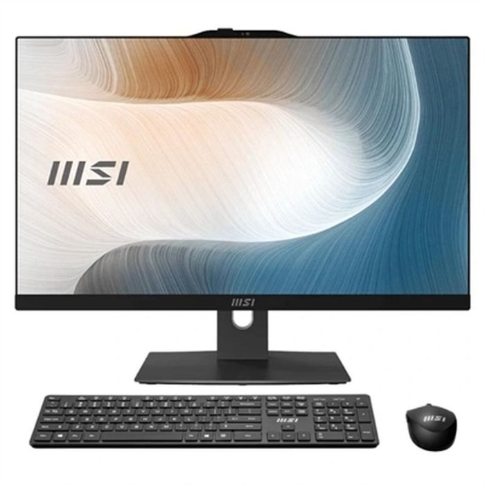 MSI AIO MODERN AM242P 12M-816ES. 23.8" IPS FHD 16:9 (1920x1080). i7-1260P. INTEL IRIS XE GRAPHICS. SO-DIMM DDR4 16GB (8GB*2). SSD 512GB. SIN S.O. NEGRO.