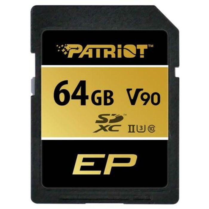 Tarjeta de Memoria Micro SD con Adaptador Patriot Memory PEF64GEP92SDX 64 GB Tarjeta de Memoria Micro SD con Adaptador Patriot Memory PEF64GEP92SDX 64 GB