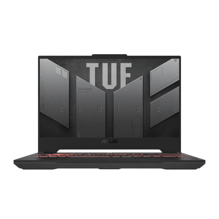 ASUS TUF Gaming A15 FA507NU-LP045 - Ordenador Portátil Gaming de 15.6" Full HD 144Hz (AMD Ryzen 7 7735HS, 16GB RAM, 512GB SSD, RTX 4050 6GB, Sin Sistema Operativo) Gris Jager - Teclado QWERTY español