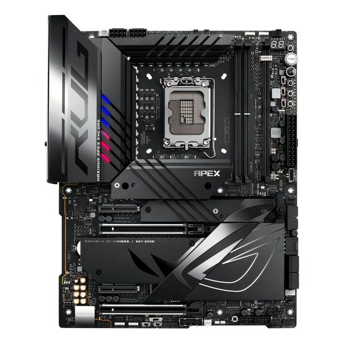 ASUS ROG MAXIMUS Z790 APEX ENCORE Placa Base, Intel LGA 1700, DDR5, Wi-Fi 7, Bluetooth 5.4, ATX - 90MB1FX0-M0EAY0 ASUS ROG MAXIMUS Z790 APEX ENCORE Placa Base, Intel LGA 1700, DDR5, Wi-Fi 7, Bluetooth 5.4, ATX - 90MB1FX0-M0EAY0
