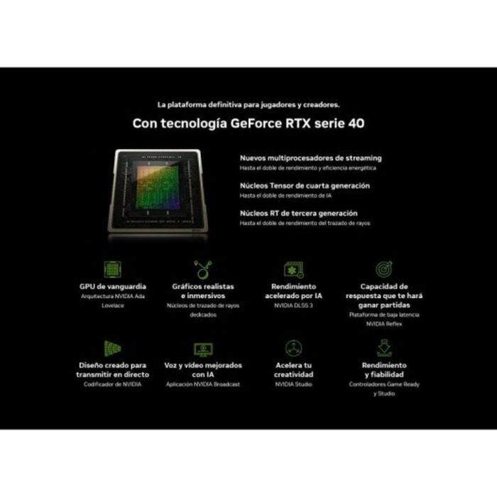 Laptop Asus ROG Strix Scar 18 2024 G834JYR-R6004W 18" 32 GB RAM 1 TB SSD Nvidia Geforce RTX 4090 Qwerty Español 1