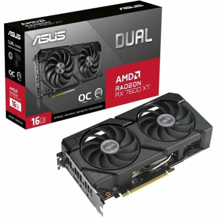 ASUS Dual -RX7600XT-O16G AMD Radeon RX 7600 XT 16 GB GDDR6