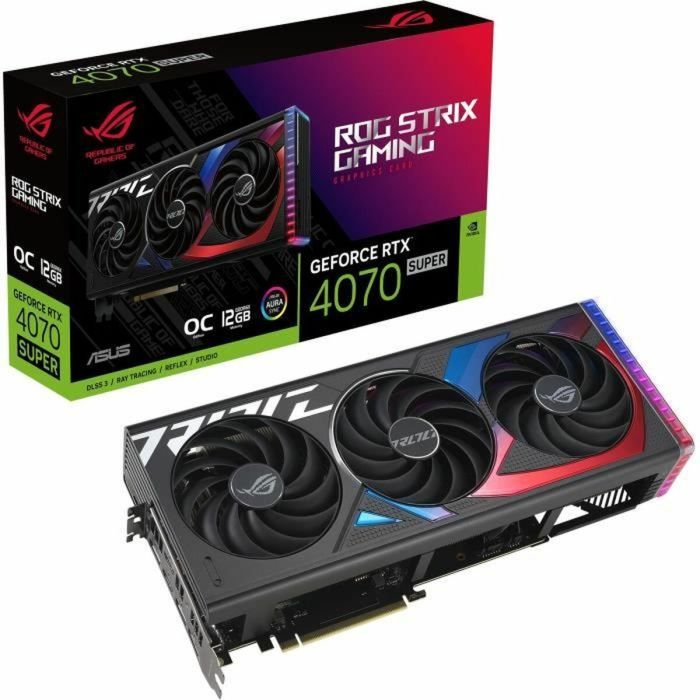 ASUS ROG -STRIX-RTX4070S-O12G-GAMING NVIDIA GeForce RTX 4070 SUPER 12 GB GDDR6X