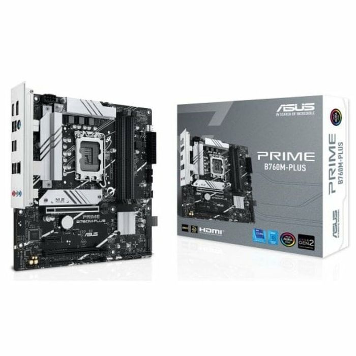 Placa Asus Prime B760M-Plus,Intel,1700,B760,4Ddr5,128Gb,Hdmi+Dp,4Sata+2M.2,5Usb 3.2+1Usb-C,2.5Gb,Matx