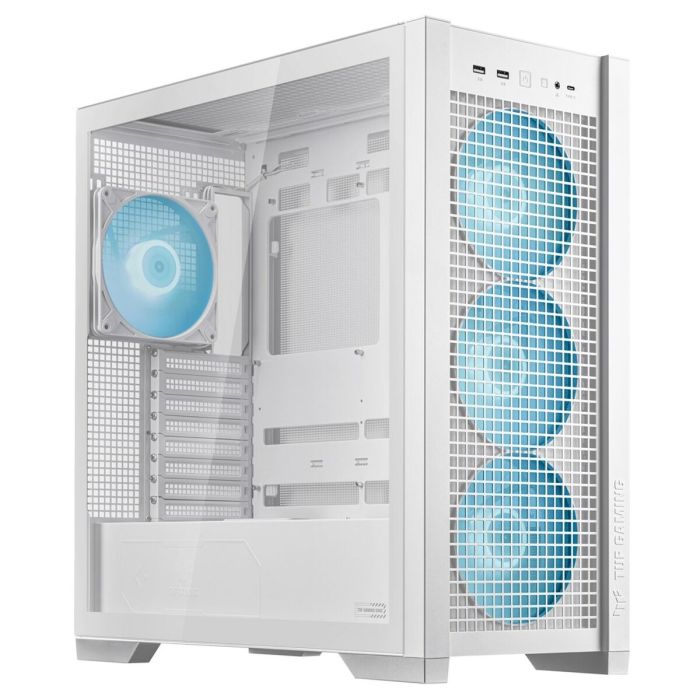 Caja Semitorre ATX Asus TUF GAMING GT302 TG ARGB Blanco 16