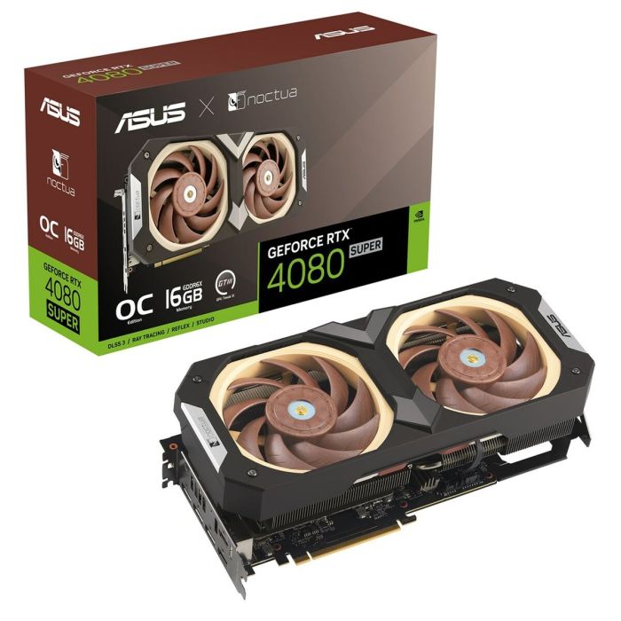 Tarjeta Gráfica Asus RTX4080S-O16G-NOCTUA GEFORCE RTX 4080 SUPER 16 GB GDDR6X 6 Tarjeta Gráfica Asus RTX4080S-O16G-NOCTUA GEFORCE RTX 4080 SUPER 16 GB GDDR6X 6