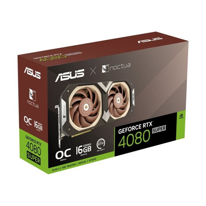 Tarjeta Gráfica Asus RTX4080S-O16G-NOCTUA GEFORCE RTX 4080 SUPER 16 GB GDDR6X 5 Tarjeta Gráfica Asus RTX4080S-O16G-NOCTUA GEFORCE RTX 4080 SUPER 16 GB GDDR6X 5