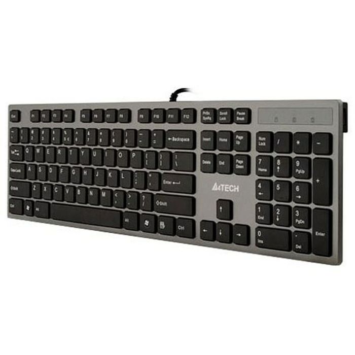 Teclado A4 Tech KV-300H QWERTY Negro Gris Monocromo Negro/Gris 6