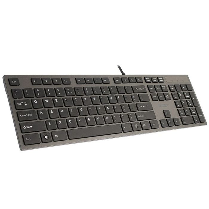 Teclado A4 Tech KV-300H QWERTY Negro Gris Monocromo Negro/Gris 5