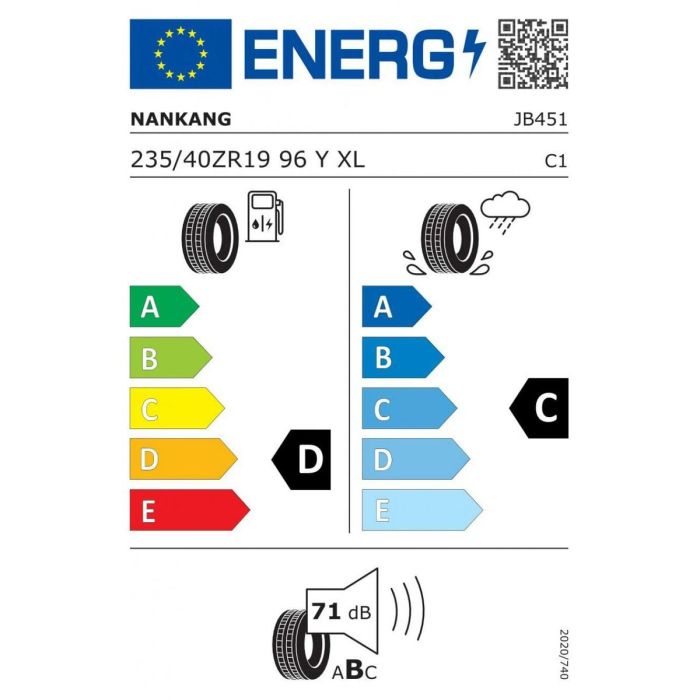 Neumático para Coche Nankang AS-1 235/40ZR19 1 Neumático para Coche Nankang AS-1 235/40ZR19 1
